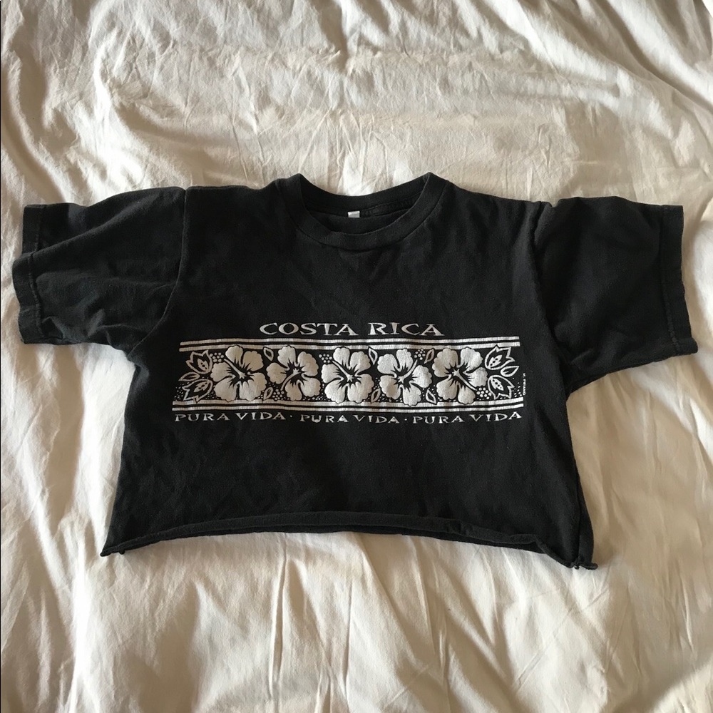 Cropped Costa Rica tee